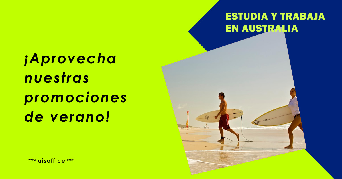 Aprovecha nuestras promociones de verano para estudiar en Australia