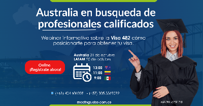 Webinar informativo sobre la Visa 482