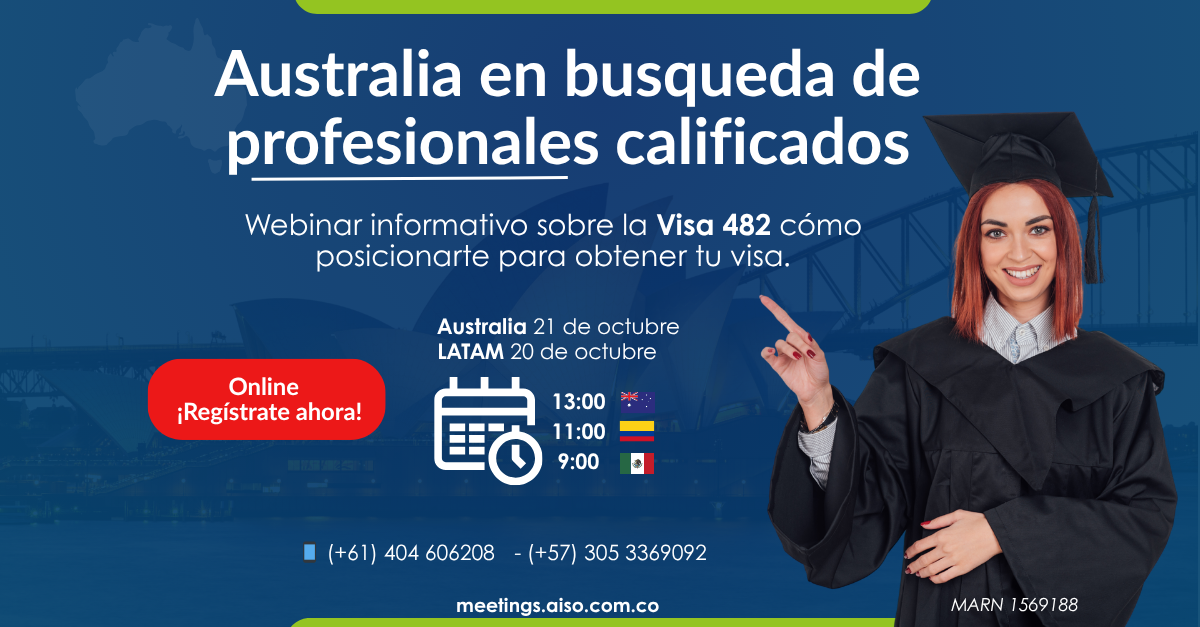 Webinar informativo sobre la Visa 482