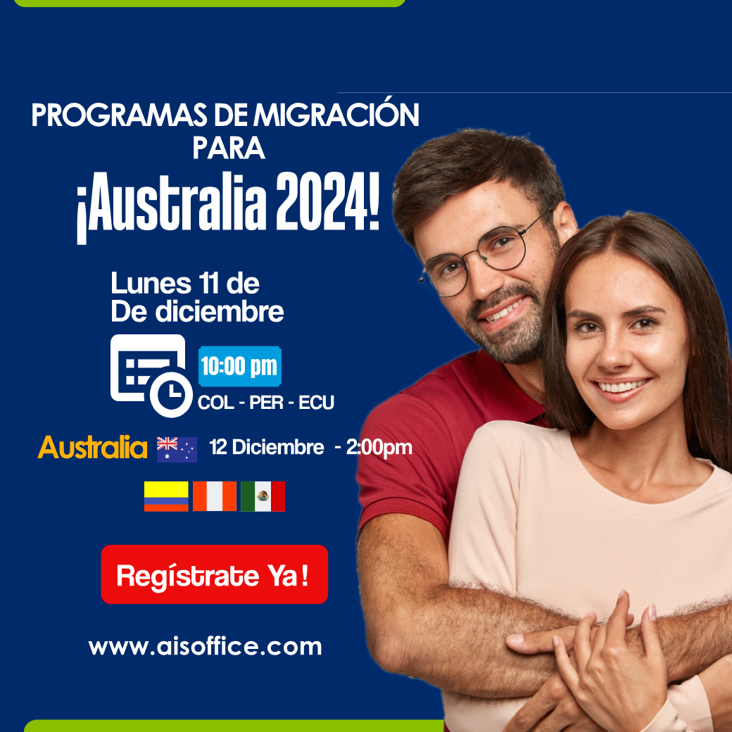 eventos migratorios para australia