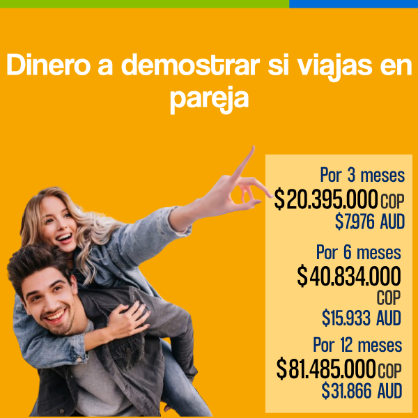 dinero de solvencia economica pareja colomnbiana